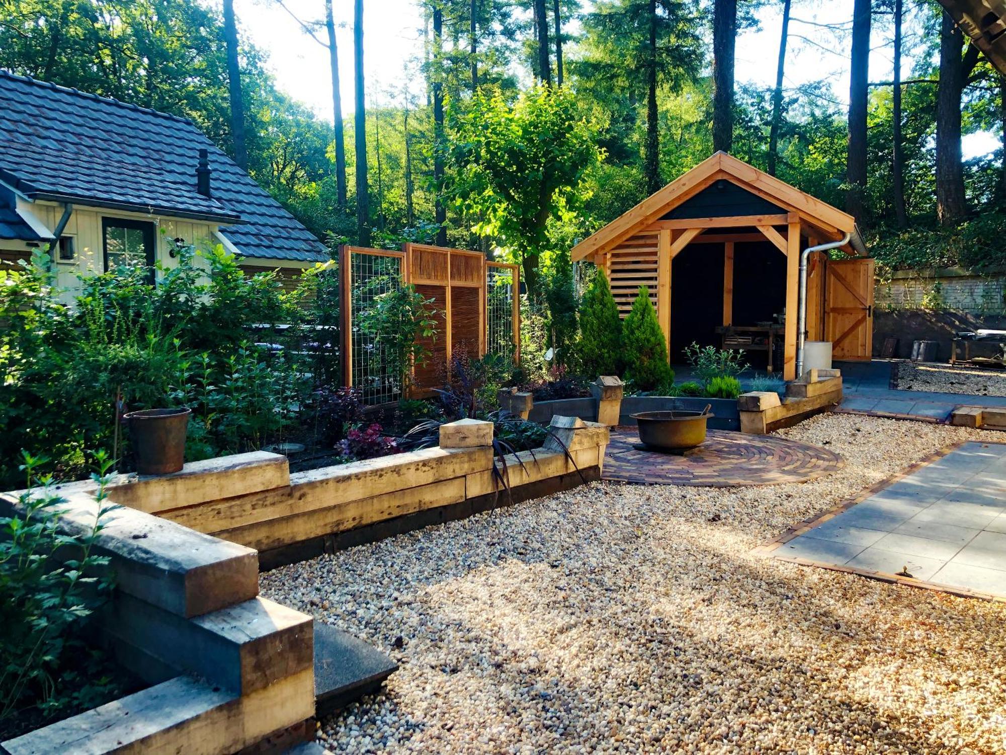 Veluwe Vakantiehuis - Bosuil Lodge 卢特伦 外观 照片